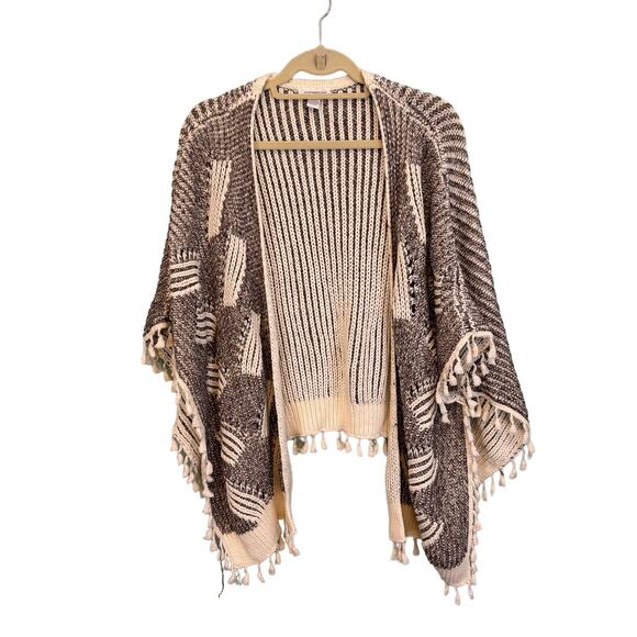 Anthropologie Cardigan Sweater Gray One Size - Picture 1 of 7